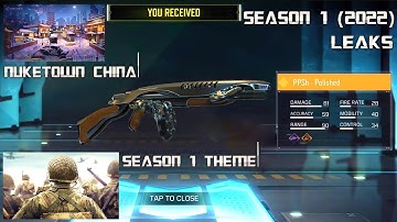 New Season 1 (2022) Theme? | PPSh & Kilo 141 Gameplay | Nuketown China  | COD Mobile | CODM