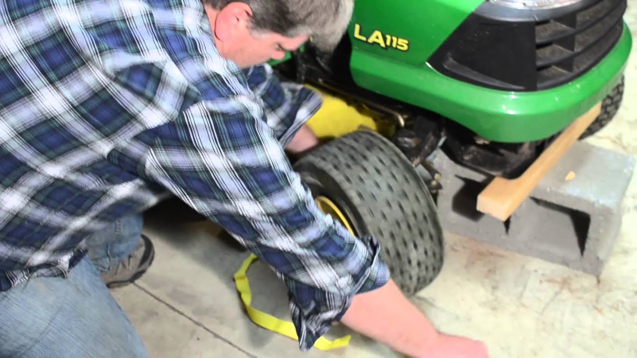 Repair Flat Tire On Mower Or Wheelbarrow Youtube