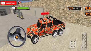 6x6 Offroad Jeep Drive - 6x6 Offroad Jeep Sürme Oyunu - Araba Oyunu İzle - Android Gameplay screenshot 5