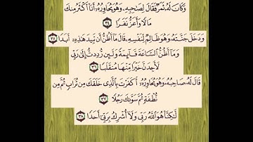 سورة الكهف للمقرئ المغربي طيب كحل العيون الجزء الأول