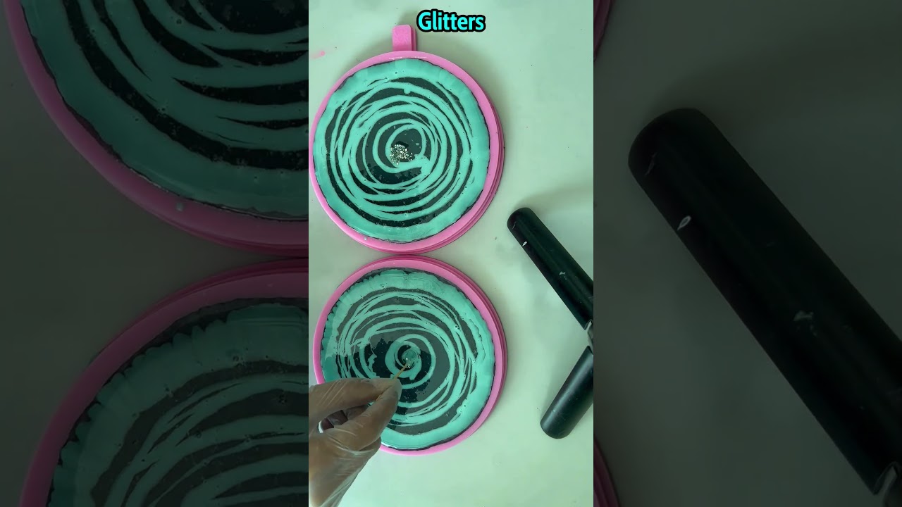 Blue Resin Dali Bloom | Spiral Pour Magic!