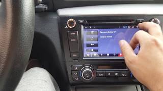 R-C10BM5 Android Autoradio für den BMW 1er Einbaubeispiel 