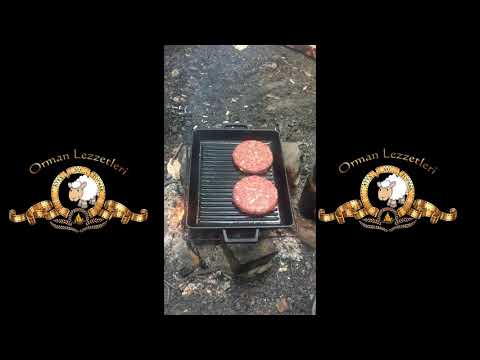 DOĞADA NEFİS HAMBURGER karamelize sogan ve köfte içerisinde cheddar peynrli