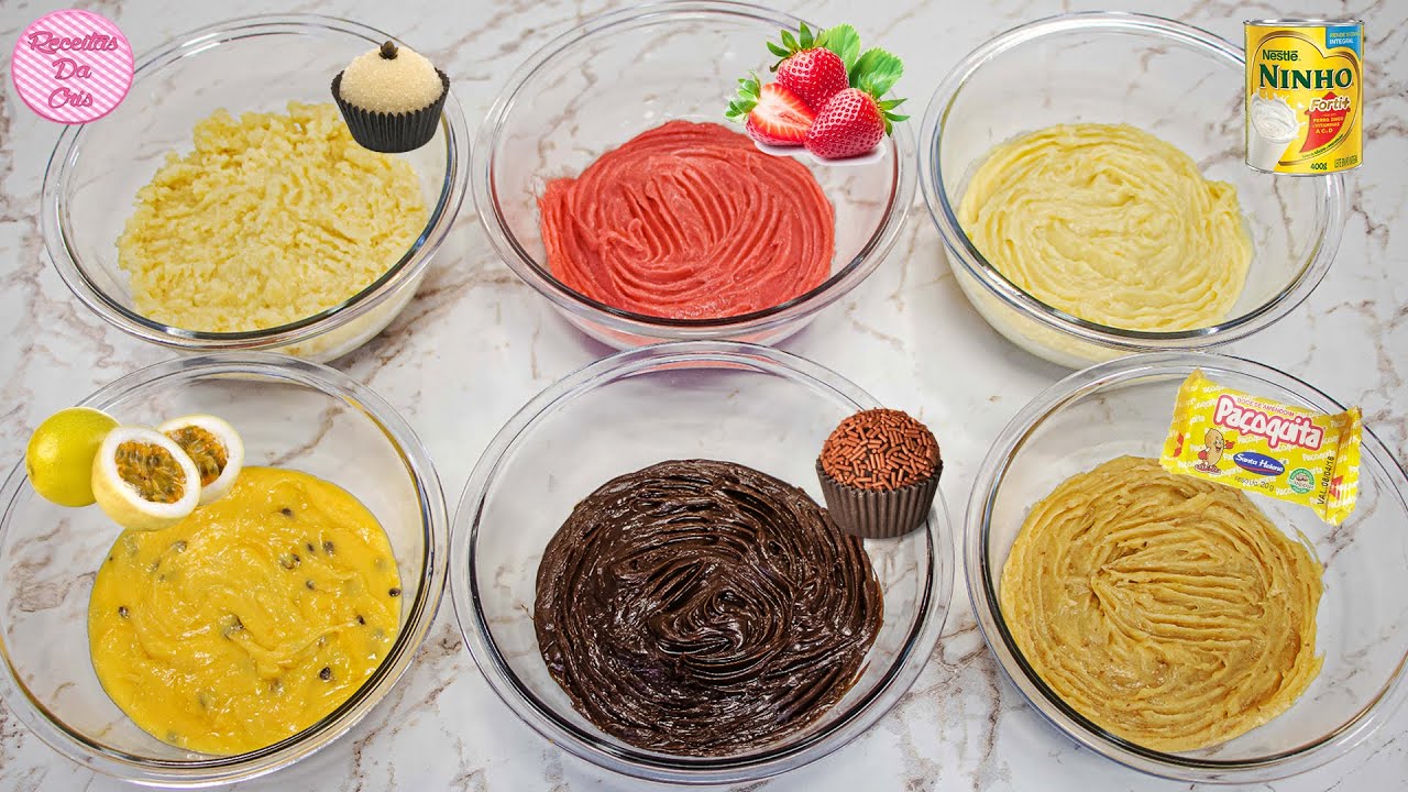 6 OPÇÕES DE RECHEIOS PARA OVOS DE PÁSCOA | BOLOS RECHEADOS | BOMBONS | CONES TRUFADOS | SOBREMESAS