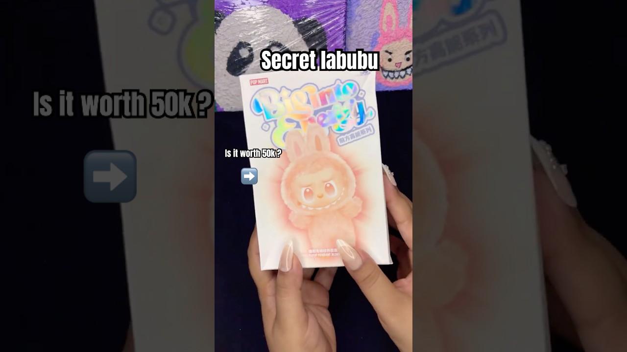Labubu big into energy unboxing | secret labubu unboxing 