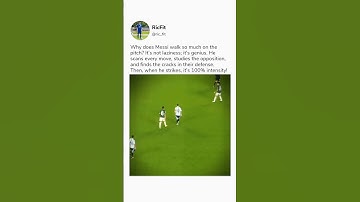 Thumbnail of Why Messi Walks So Much…#shorts