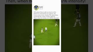 Why Messi Walks So Much