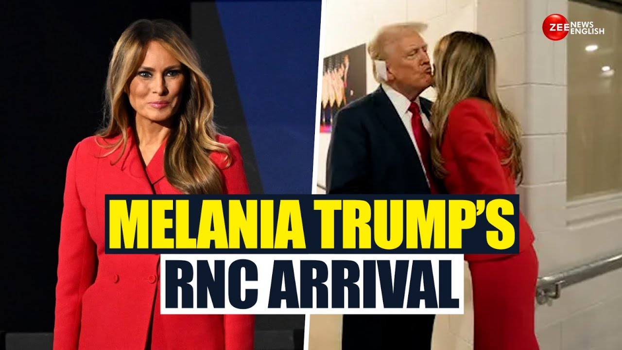 RNC 2024: Melania Trump Arrives at Republican National Convention - YouTube