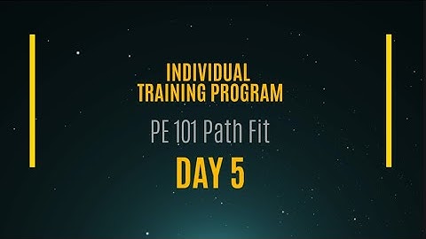 ITP-05-PE101-PathFit