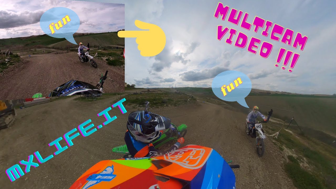 Super allenamento motocross mxlife pista ACQUASANTA JESI mxride mxcrash multicam video + 360