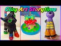 Clay art storytime satisfying and relaxing  memu wolf  best tiktok compilation part 193