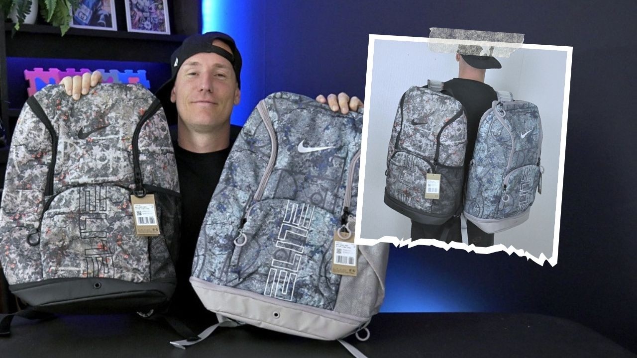 The Nike Varsity Elite Backpack (On Body) The Nike Varsity Elite Backpack (On Body)