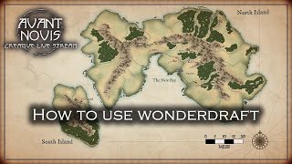 How to use Wonderdraft