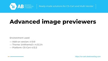 CS-Cart add-on - Advanced image previewers
