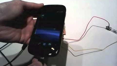 Android Open Accessory connected Geiger Counter