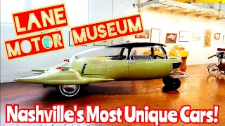 World's Most UNIQUE Cars at LANE MOTOR MUSEUM | NASHVILLE TN