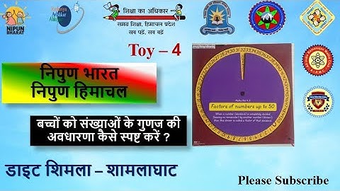 Toy 4: NIPUN BHARAT - NIPUN HIMACHAL :- Factors of Numbers up to 50
