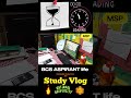 Bcs Aspirant daily life. Study vlog.  #bcs #bcsexam #studyalone