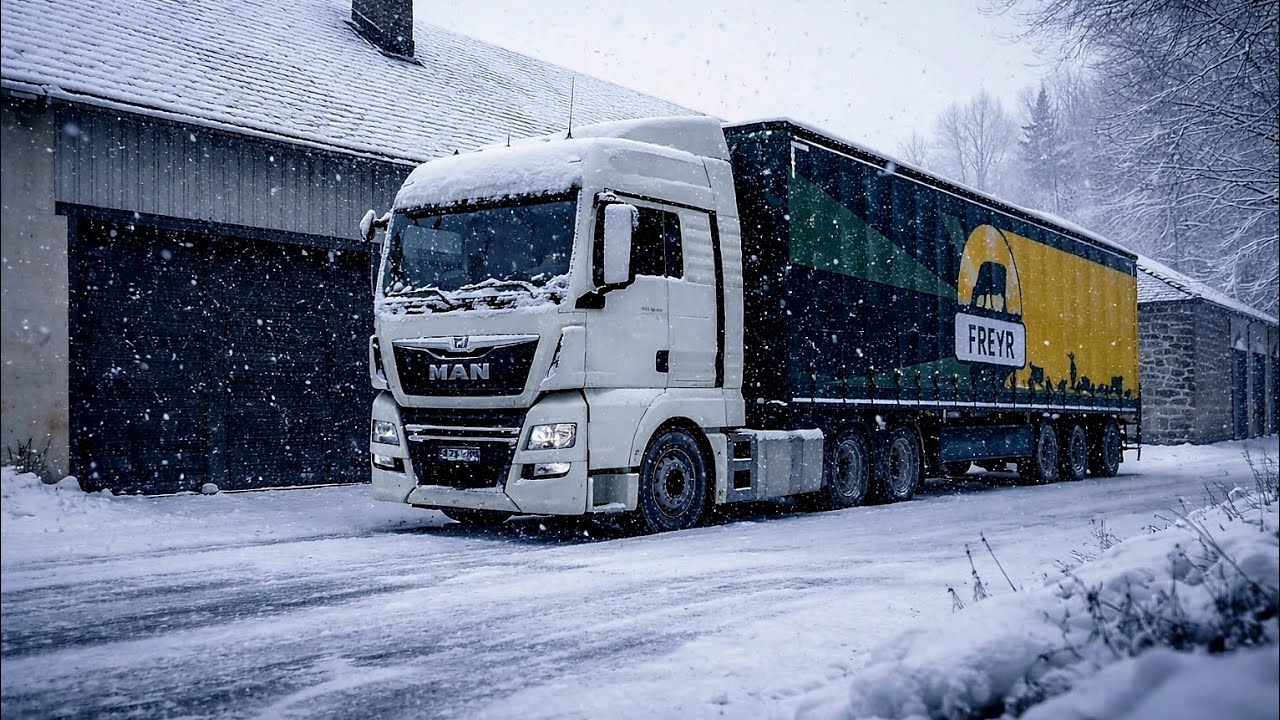 MAN TGX EURO-6 XLX 520 Joensuu➡️ Oulu ets2. Enjoy watching🚛❄️😊