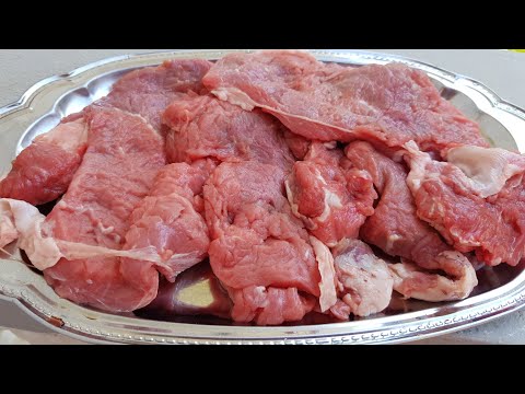 فيديو: لحم بقري مقلي