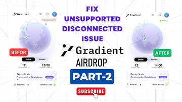 Gradient Part-2 & Fix Unsupported/Disconnected Problems || Gradient Network Problem #gradient