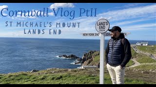 Cornwall Vlog Pt II 🌊 Stunning views of St Michael’s Mount & Lands End!