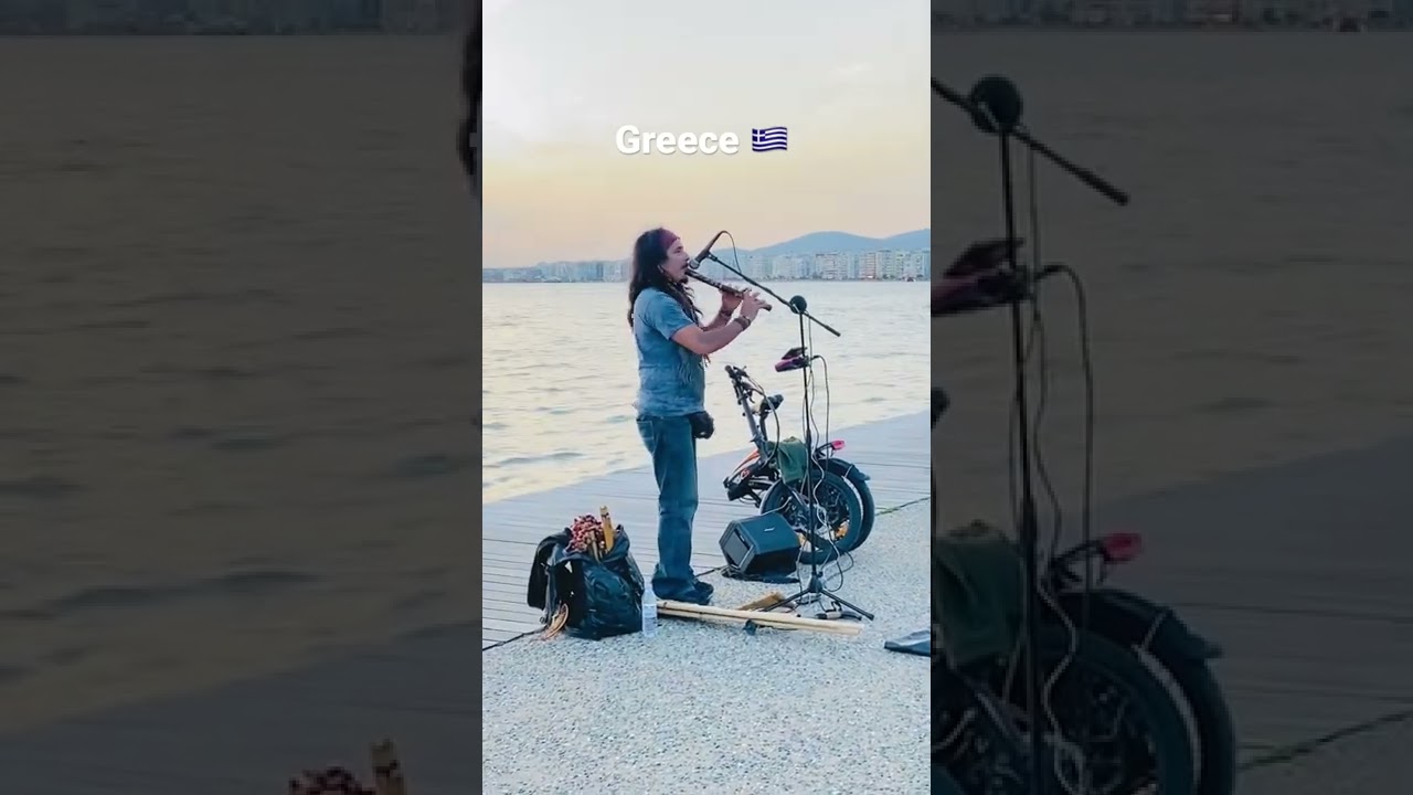 Amazing performance and beautiful sunset 