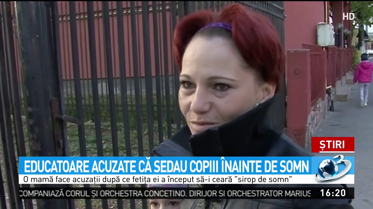 Educatoare acuzate că sedau copiii înainte de somn newspaper mockup