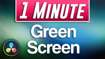 Quick Green Screen Tutorial in Davinci Resolve