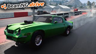 I BUILD THE FASTEST DRAG CAR IN THE WORLD!!! (KINDA) - BeamNG.drive MP