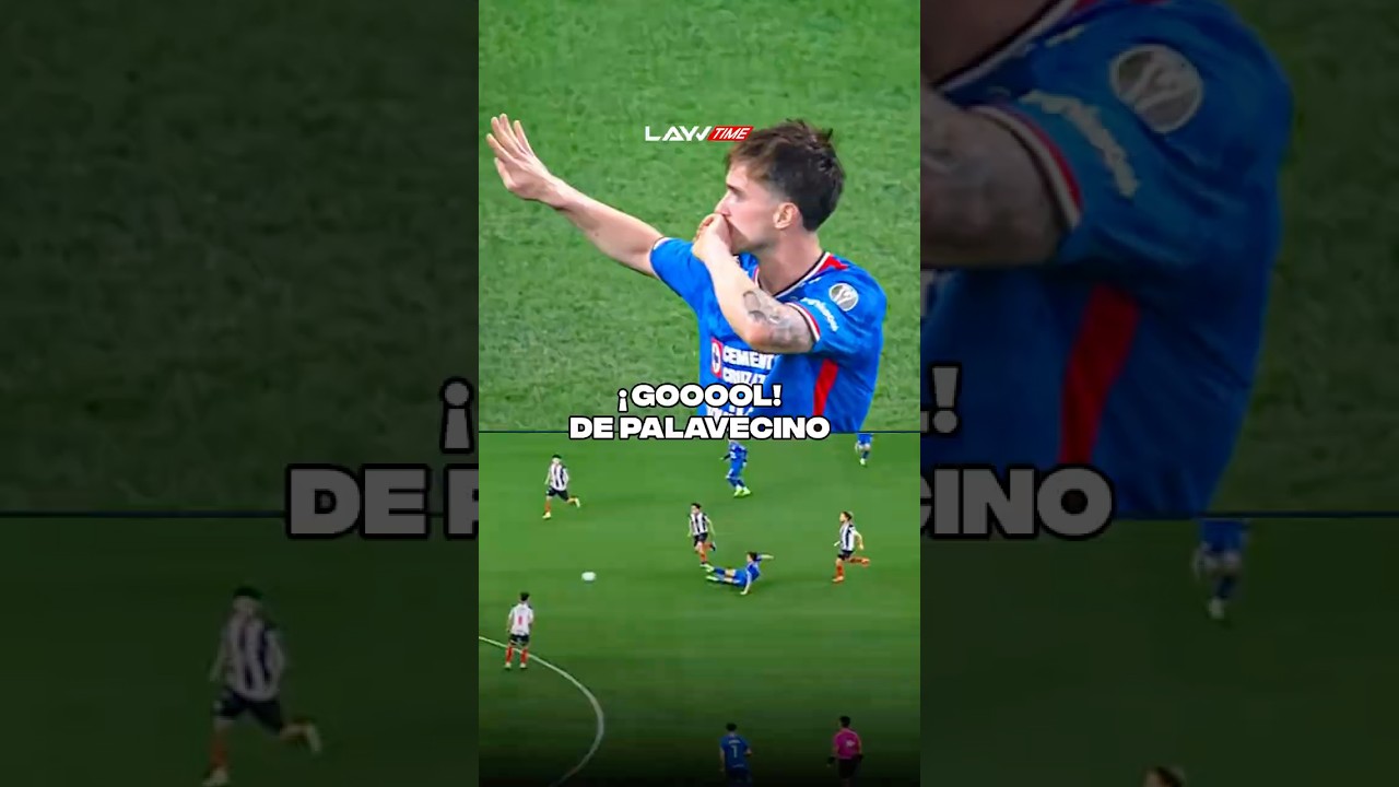 GOLAZO DE PALAVECINO! Cruz azul va ganando contra Rayados. 🔥