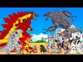EVOLUTION of GODZILLA'S ATOMIC BREATH : MechaGodzilla Vs Iron Godzilla | Size Comparison (1954-2021)