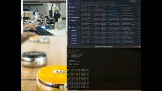 RSO2 robot arm, keyboard control