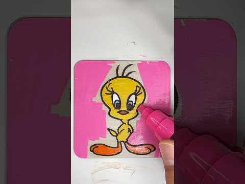 【TWEETY】 Looney Tunes #shorts #drawing #looneytunes #asmr