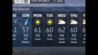 The Weather Channel - November 2013 - Local Forecast - Las Vegas, NV