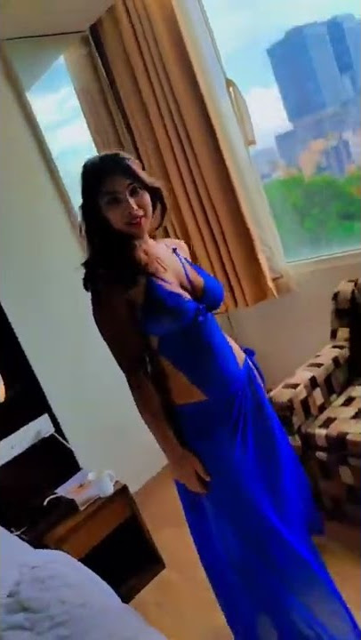 Sexy Model Neelam In Blue 💙 Lingerie Hotness 🔥#shorts