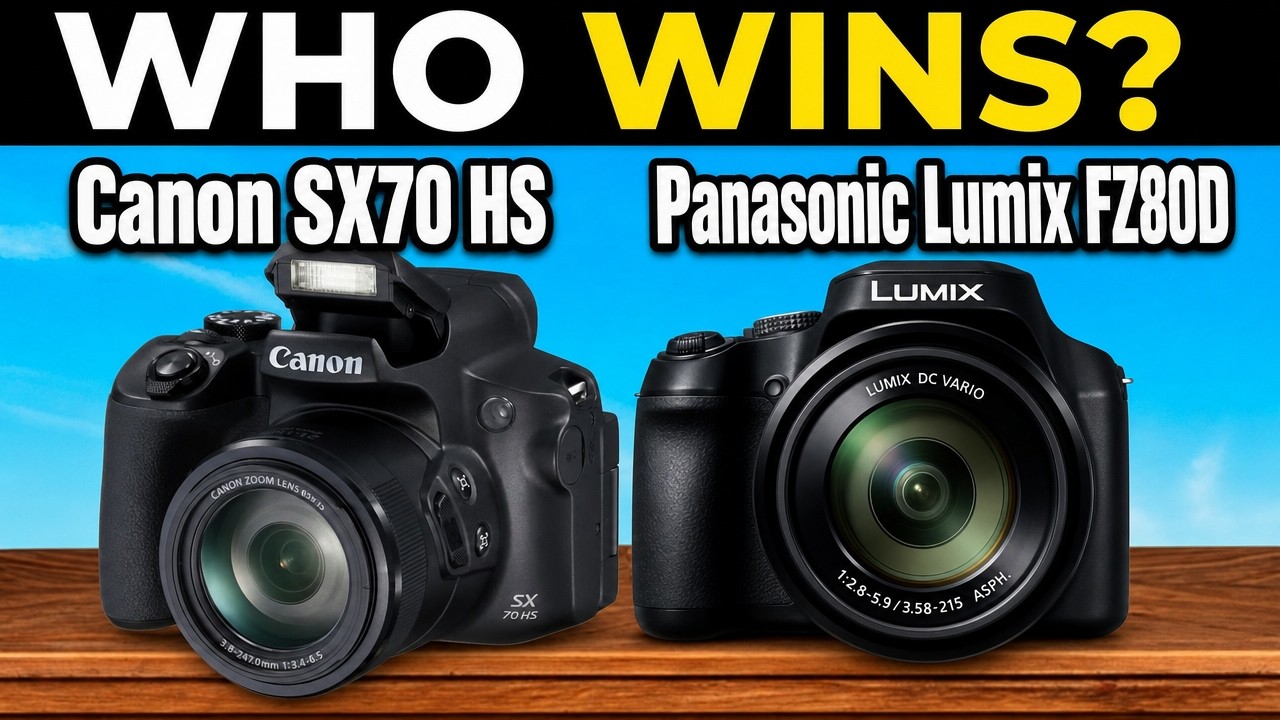 Panasonic Lumix FZ80D VS Canon SX70 HS (Comparison 2026