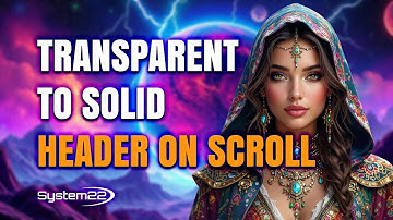 Divi Transparent Header That Turns Solid on Scroll – No Code!