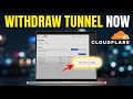 How to withdraw from Cloudflare Tunnel instances to reconfigure routing - Step By Step