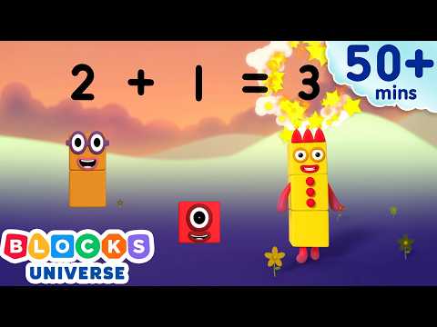 Super Simple Sums to Help Kids Learn Math | Learn to Count for Kids Compilation | Numberblocks