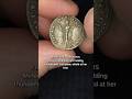 Silver Denarius of Domitian Rome AD 89 #ancientcoins #ancientromancoins