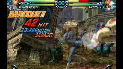 TvC UAS Bastu Megaman Volnutt 100% Combo Video