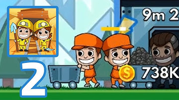 Idle Miner Tycoon - Gameplay Part 2 (Android,IOS)