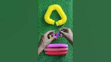 Relaxing and Creating ASMR POP-TUBE #asmr #satisfyingvideos #relaxing #oddasmr #insideout #creative