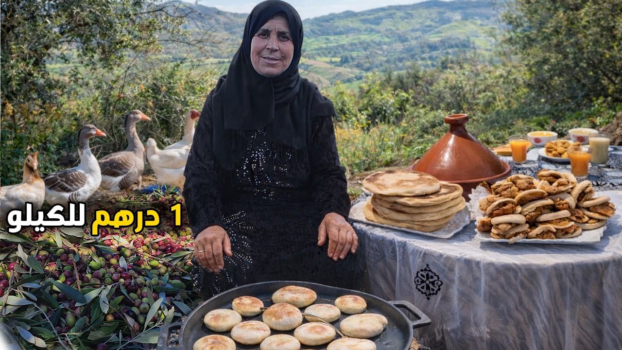 الخير موجود غا1درهم للكيلو وحصلنا في سقيط الزيتون في رمضان! بعجينة الخبز حضرت أسهل وأرخص بطبوط معمر