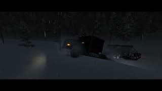 American Truck Simulator - All Wheel Drive International 9400i in Alaska using Grimes Frosty Winter