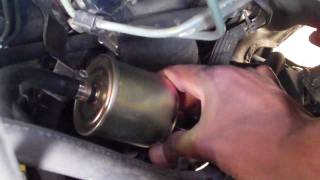 How to change a fuel filter on a Nissan Maxima