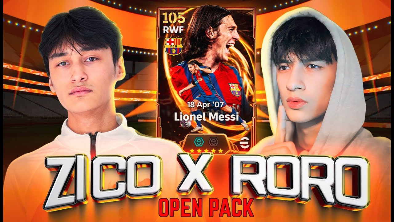 YIL BOSHIDAN ENG ZO'R COLLAB🔥/ ZICO MEHMONDA SHART BAJARDI🤯 / EFOOTBALL MESSI OPEN PACK✅