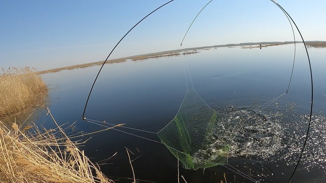 рыбалка на паук подъёмник в поисках сазана