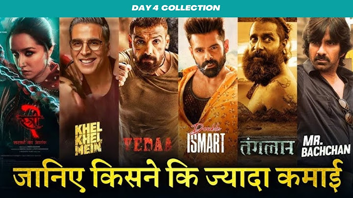 Stree 2 vs khel khel mein box office collection, thangalaan, vedaa, double ISMART, mr. Bacchan